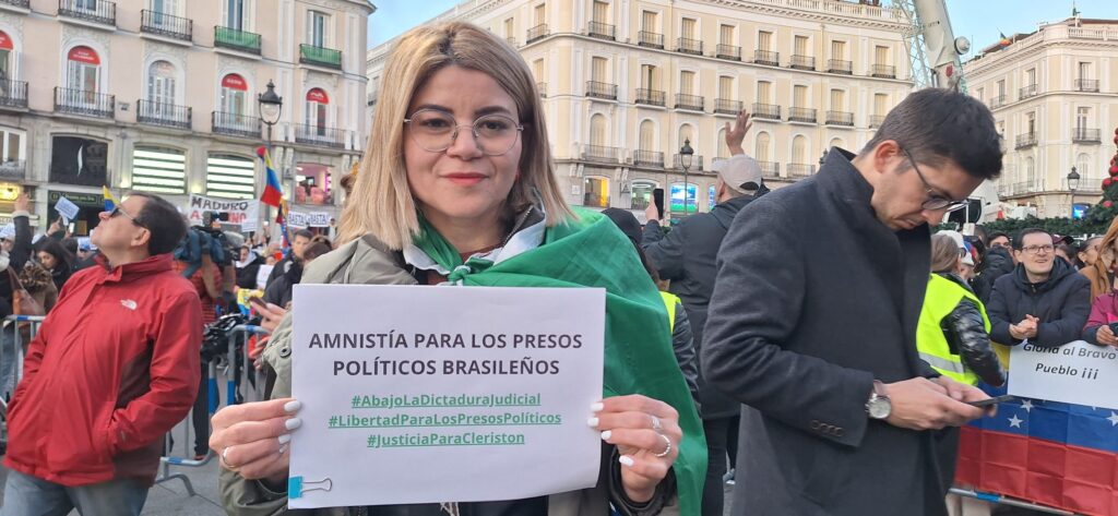 Protesta en Sol contra la represión chavista