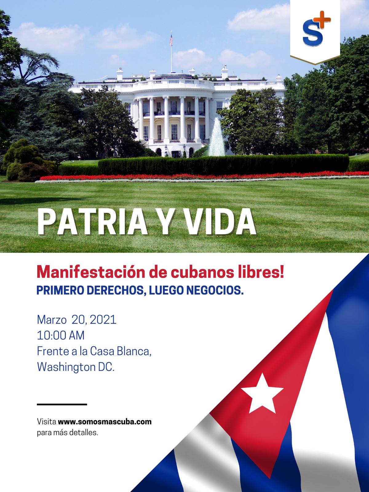 Este 20 de marzo, nos unimos por la Libertad de Cuba