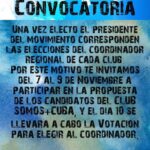 Somos+ Cuba convoca elecciones a su coordinación.